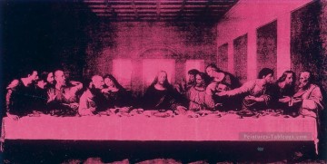 Andy Warhol œuvres - Dernier souper Purple Andy Warhol